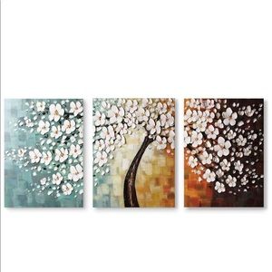 Modern Canvas Tree Wall Art Abstract Painting
